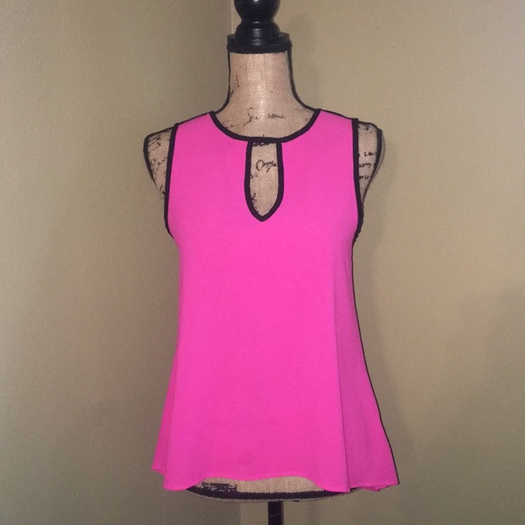 Monteau Tops - Hot pink tank